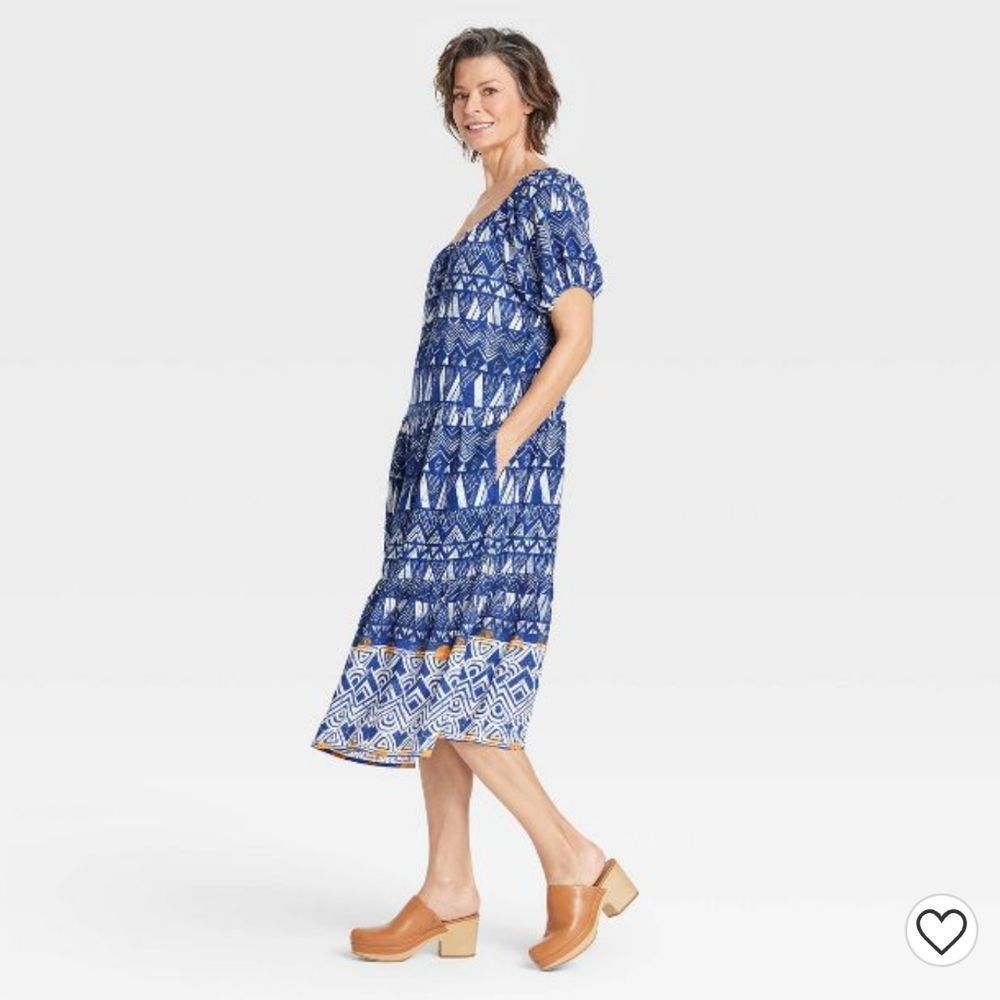 Knox Rose Tiered Boho Dress NWT XS - Picture 9 of 11